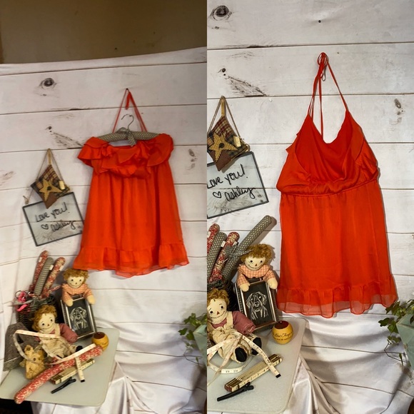 AEO; Red; Sundress; Midi; M - Picture 7 of 8